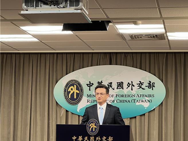 外交部發言人劉永健。（蔡宗穎攝）