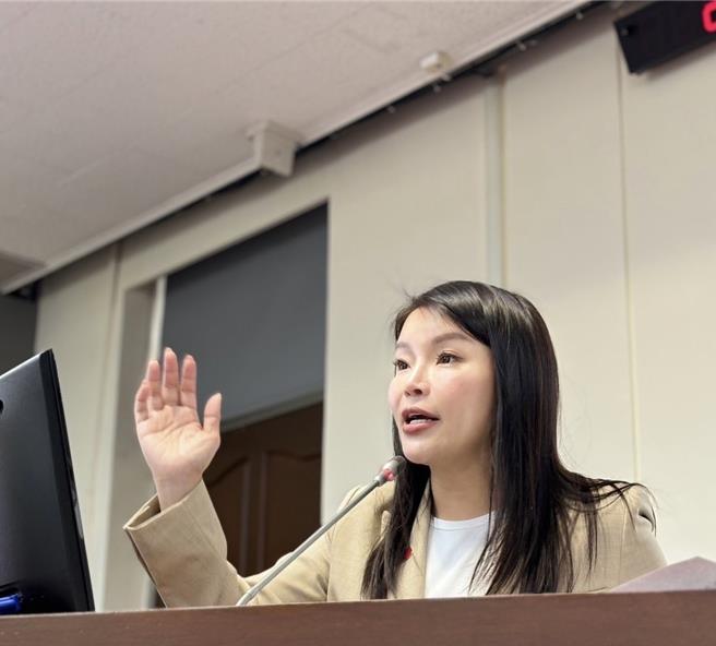 國民黨立委張嘉郡。（張嘉郡辦公室提供／陳薏云台北傳真）