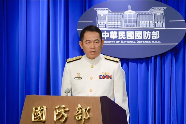 海军司令部参谋长邱俊荣中将。（国防部提供）