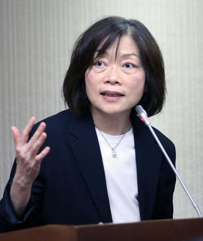 立法院社會福利及衛生環境委員會13日審查就業服務法部分條文修正草案、老人福利法部分條文修正草案等案，勞動部長何佩珊列席報告。（范揚光攝）