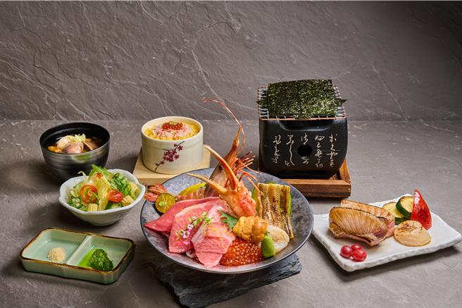 日本橋海鮮丼辻半端出「極上．日本黑鮪魚丼」及「炙烤鮪魚腹排御膳」，899元起。（日北橋海鮮丼辻半提供／朱世凱台北傳真）