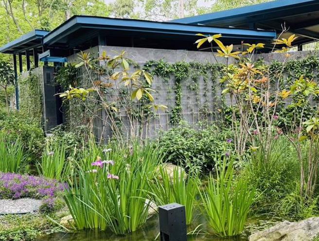 大安森林公園1號公廁完工開放。（黃敬文翻攝）