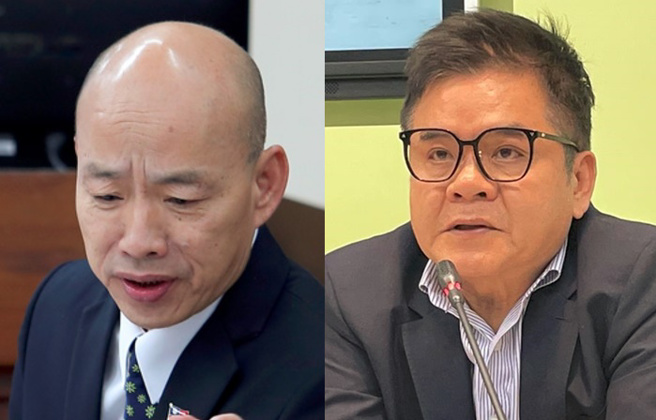 韩国瑜(左)被庄瑞雄(右)故意对呛的发言激怒，引发讨论。（合成图／示意图／资料照／黄世麒、蔡雯如摄）