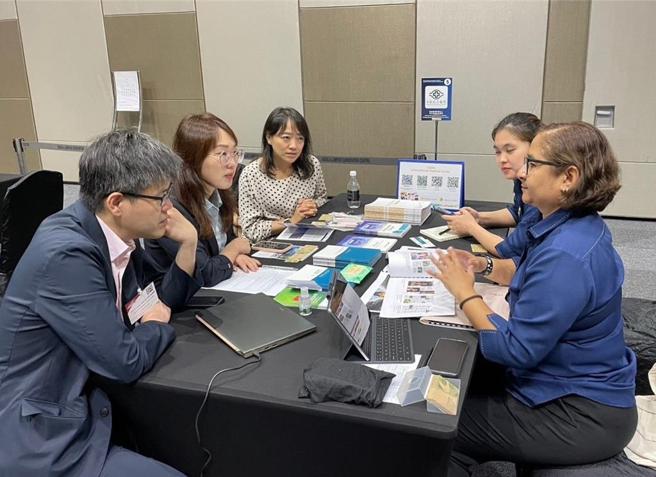 林口長庚醫院參與馬來西亞私立醫療院所展。圖／貿協提供