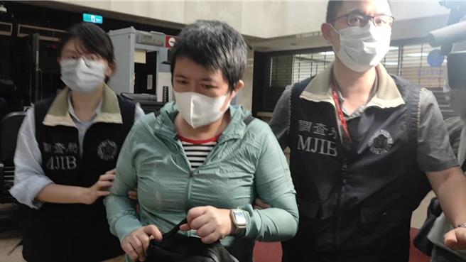 假律师林佩菁10交保并境管(陈志贤摄)