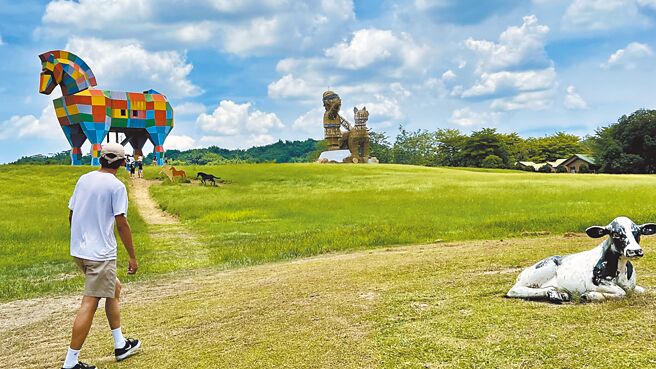 台南首办农渔地景艺术节，第3场则于29日下午5点在大内走马濑农场。图为大内走马濑农场。（张毓翎摄）