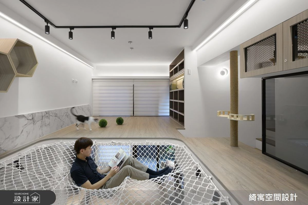 住小坪數不委屈，一物多用讓想要的展示、運動、收納和遊戲區都可以擁有！  (圖/設計家searchome)