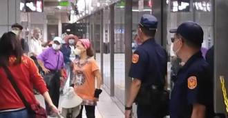 佔充電區！北捷警驅趕遭辱暴怒「巴頭推拉」遊民  警方回應了