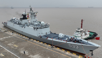 第二度！繼土耳其後 中共再派艦「海峽中線以東」監控荷蘭軍艦