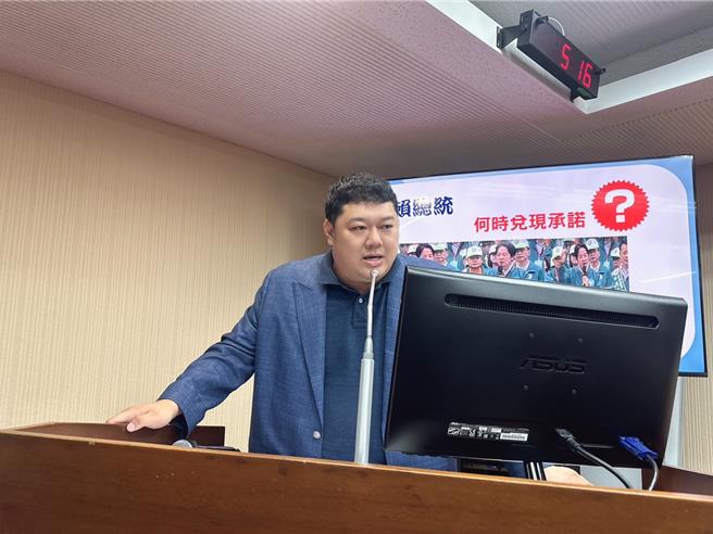 国民党立委游颢。（游颢办公室提供／陈薏云台北传真）