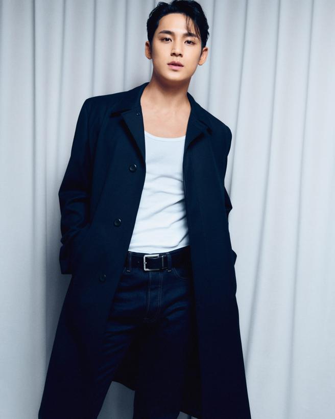 SEVENTEEN珉奎出席Calvin Klein巴黎全球旗舰店开幕活动。（Calvin Klein提供）