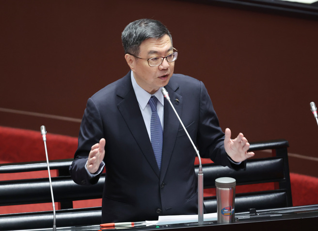 行政院長卓榮泰14日在立法院答詢。（姚志平攝）