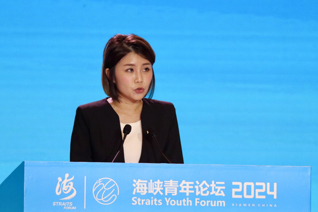 中国国民党青工总会会长廖怡琇鼓励青年跳脱舒适圈勇敢筑梦（摄/景义婷）