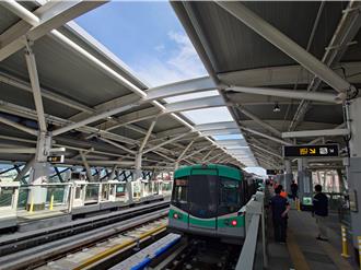 鏤空天井月台超吸睛 高捷新車站內部搶先看