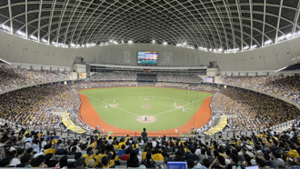 中職》黃潮來襲！32988人進大巨蛋刷新單場觀眾紀錄