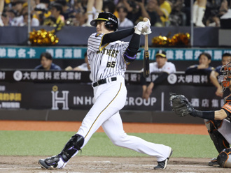 中職》沒在師父金本知憲面前漏氣 平野惠一好開心