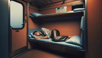 男子列车上裸睡吓坏女乘客 警到场竟辩「酒醉失忆」