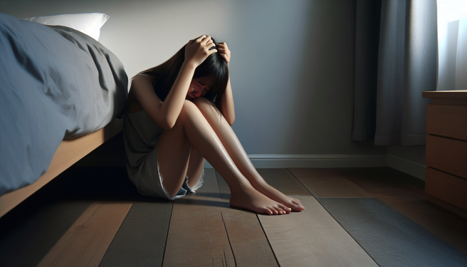 渣男军人驾车直送摩铁，竟然「硬闯红灯」，夺走15岁少女初夜。（示意图、与本案无关／AI生成）