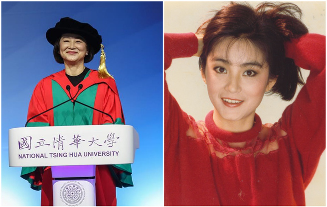 林青霞今致詞勉勵清大畢業生。(羅浚濱攝、中時資料照)