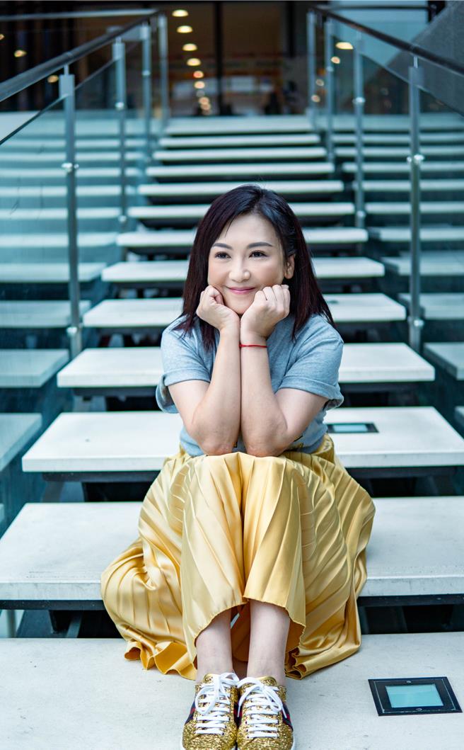 姚黛瑋雖想有個伴，但不強求，身邊也有家人、朋友的愛。（羅永銘攝）