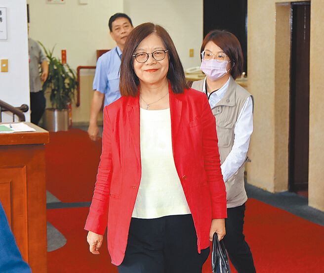 海委會主委管碧玲。（姚志平攝）