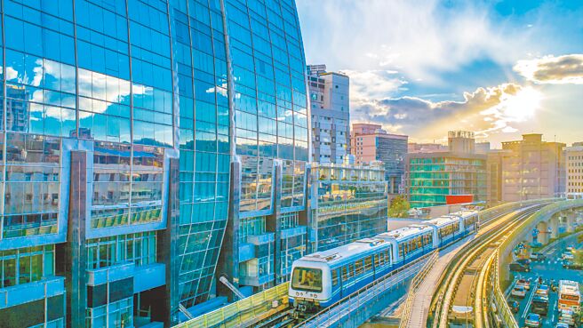 「恆悅麗山」步行2分鐘可到捷運港墘站。 （甲桂林提供／王莫昀台北傳真）