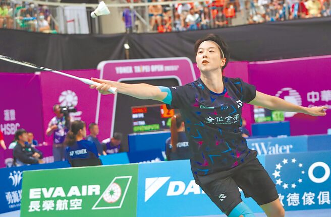 白馭珀在澳洲公開賽女單8強賽事中直落2輕取印度選手，搭上準決賽列車。（本資料照片）