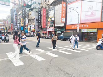 行人違規事故增 桃警加強取締