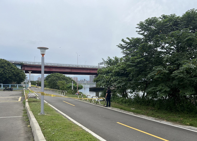 板橋區華江碼下。（圖 / 劉詠韻翻攝）