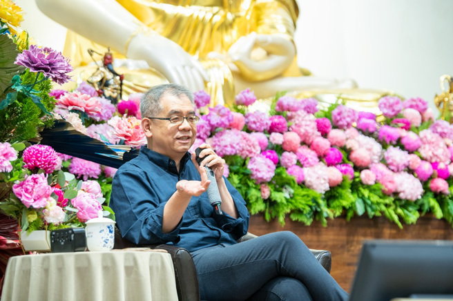 惠中寺「未来与希望」讲座，杨照谈我的朋友司马迁。(图/佛光山惠中寺提供)