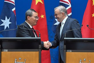 中澳總理會晤簽署多項協議 澳總理： 堅持一中、不支持台獨