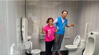 板橋公所打造友善公廁 兩公園完工啟用