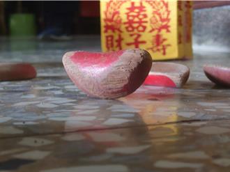 瑤池金母有指示？ 彰化宮廟「立筊」5天仍屹立不倒