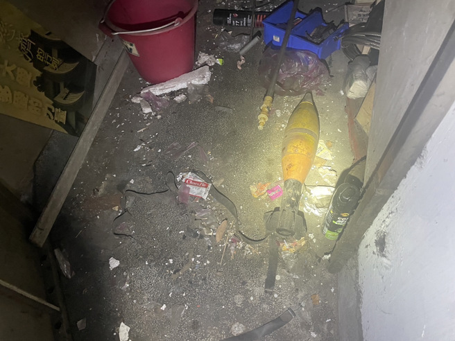 未爆弹。（图 / 刘咏韵翻摄）