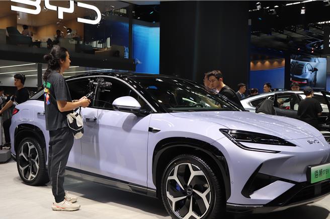 欧盟最高加税50％，陆媒：如果价格战继续，会打崩中国车出海欧洲。（蓝孝威摄）