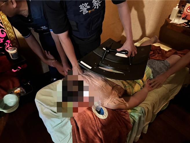 37岁林嫌趁隙驾车逃逸，警方3.5小时后在清水地区逮人。（民眾提供／潘虹恩台中传真）