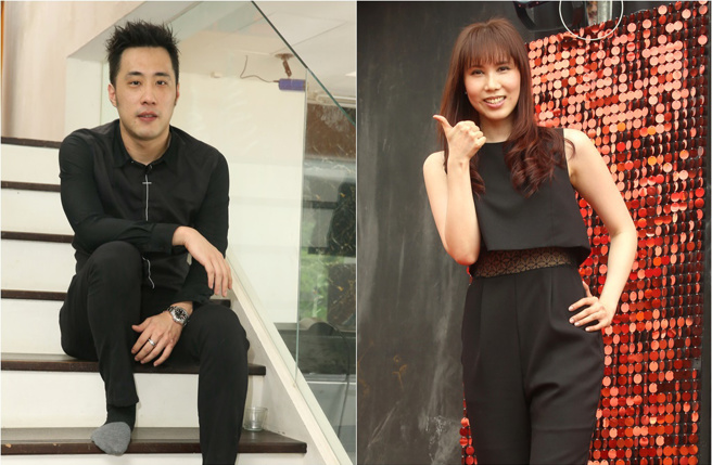 余苑绮（右）于前年因大肠癌病逝，弟弟余祥铨近来做大肠镜检查，也发现大肠有息肉。（图／中时资料照片）