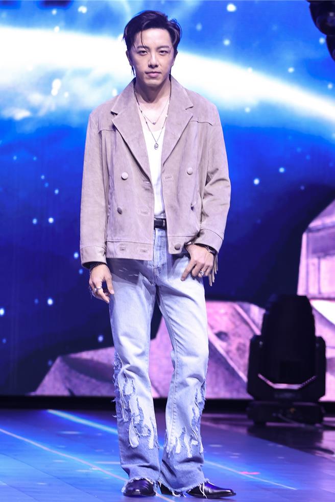 坤達近期工作忙碌，操到只剩67公斤。（陳俊吉攝）