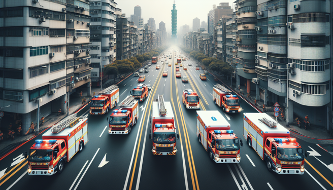 今17日下午15时55分许，台北市信义区信义路五段150巷发生火警。（示意图、与本案无关／AI生成）