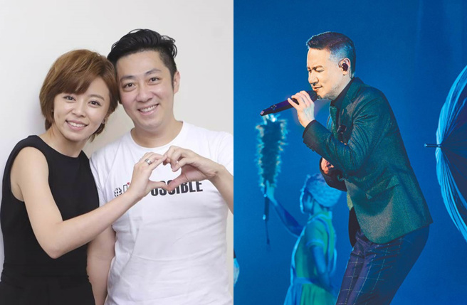 王瞳看张学友演唱会，听定情曲回忆亡夫艾成。（图／中时资料照片、JDS提供）