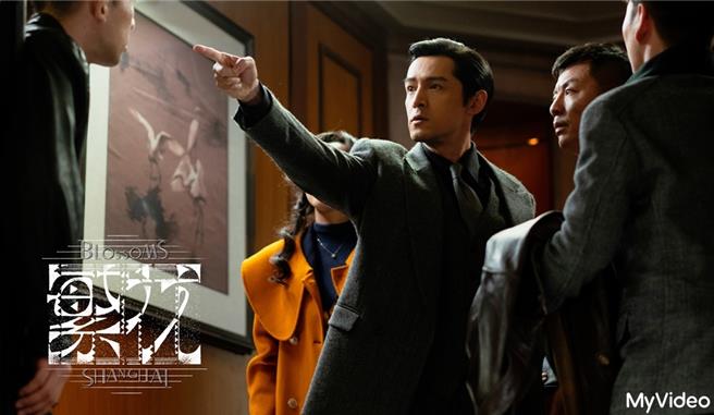 胡歌在《繁花》味唐嫣挺身而出。（澤東電影、MyVideo提供）