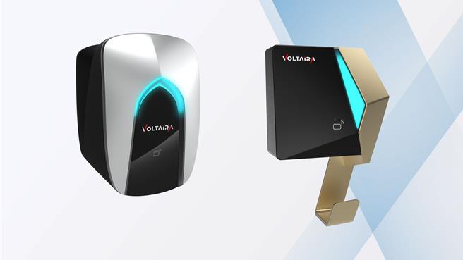 充电桩的外观、功能锁定中东、北非市场，充电模组焊点灌胶以对抗极端气候。（图／鸿翼提供）