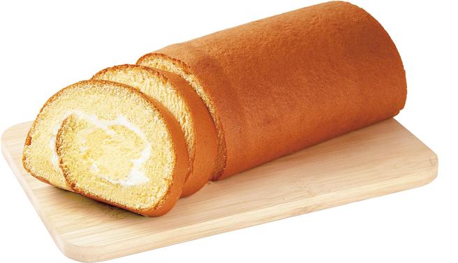 家乐福日本北海道生乳卷芒果，298元／盒。（家乐福提供）