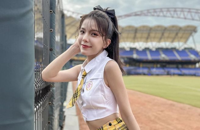 中信兄弟啦啦队谢凯蒂。（图／imkatyhsieh IG）