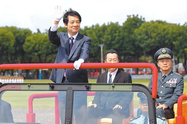 賴清德總統日前出席陸軍官校校慶致詞，提到不能接受「首戰即終戰」的投降主義。引發輿論質疑他誤解軍事用語之意。（黃世麒攝）