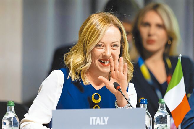 义大利总理梅洛尼计画于未来数周内访问大陆。（路透）