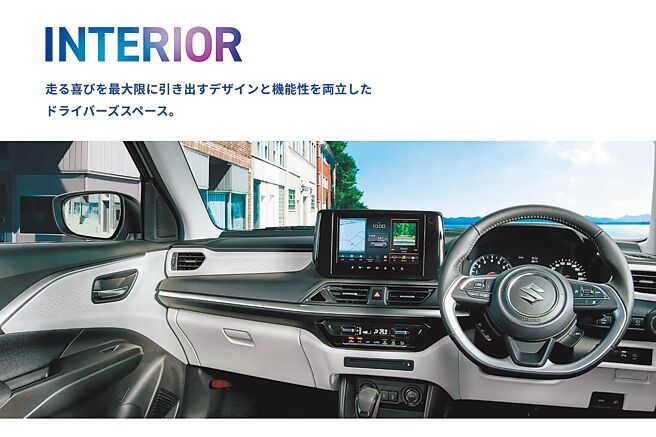 SWIFT採取駕駛者導向的設計，讓車主享受駕馭樂趣。（SUZUKI日本官網）