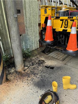 台電員工搶修電路遭灼傷臉部 醫院曝最新病情