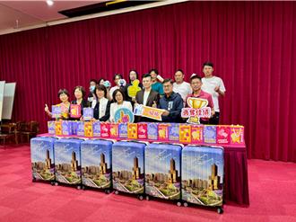 3校出國比賽爭光 郡都贈高雄款行李箱 議長笑稱：穩贏的