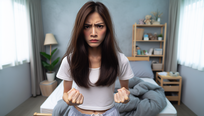 王姓婦人持熱水瓶澆淋睡夢中的陳男後，再持水果刀猛刺導致送醫不治，台南高分院依殺人罪加重改判14年。（示意圖、與本案無關／AI生成）